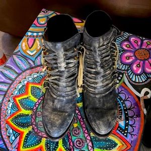 Corral fringe booties